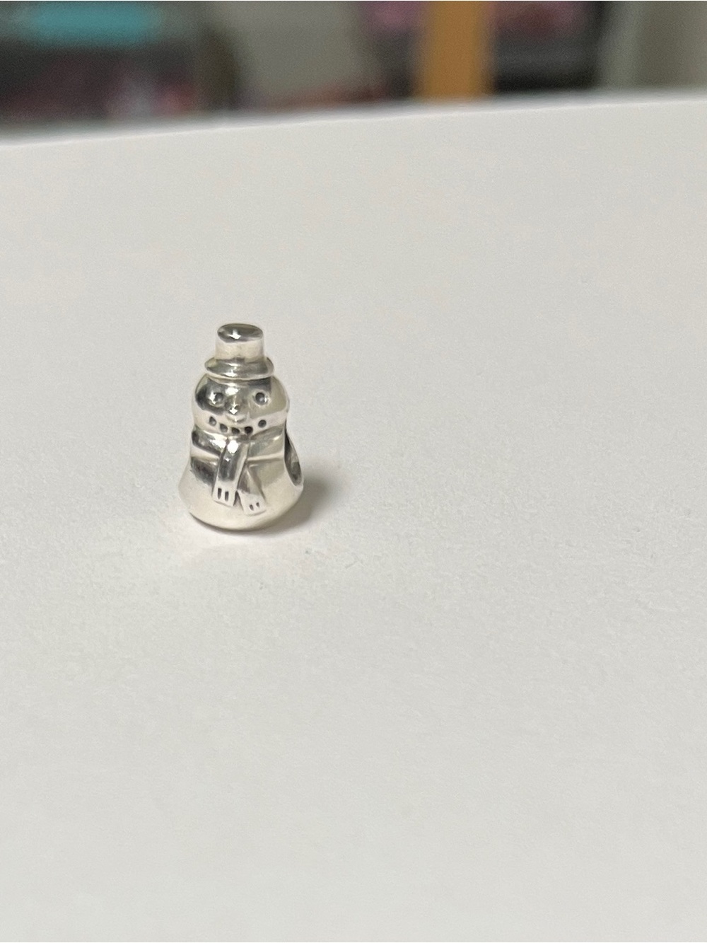 Pandora Silver Snowman Charm